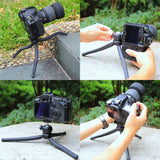 PULUZ Mini Octopus Supporto treppiede flessibile con testa a sfera per fotoca...