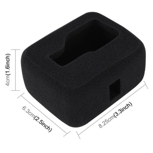 PULUZ für GoPro HERO8, schwarze Schaumstoff-Windschutzscheibenhülle ...