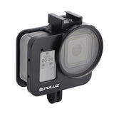 Custodia PULUZ Gabbia protettiva in lega di alluminio CNC con lente UV da 52 ...