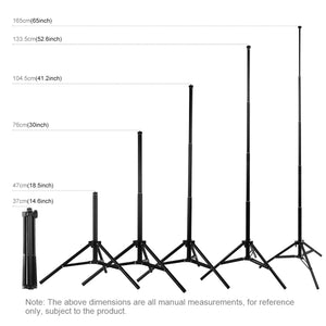 Supporto per treppiede PULUZ da 1,65 m di altezza per kit di trasmissione dal...