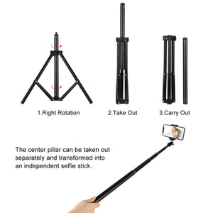 Supporto per treppiede PULUZ da 1,65 m di altezza per kit di trasmissione dal...