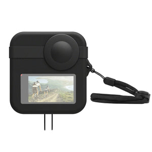 Étui PULUZ pour GoPro Max avec double capuchon d'objectif + étui de protection...