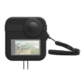 PULUZ für GoPro Max-Hülle mit doppelter Objektivkappe + Schutzhülle ...