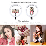 PULUZ 11,8 pouces 30 cm RGB LED Dimmable Double Température de Couleur LED Cu...