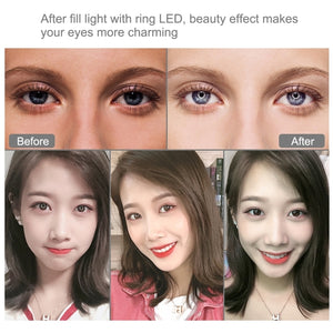 PULUZ 11,8 pouces 30 cm RGB LED Dimmable Double Température de Couleur LED Cu...