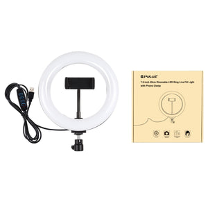 PULUZ 7,9 pouces 20 cm USB 3 modes Dimmable Double température de couleur ...