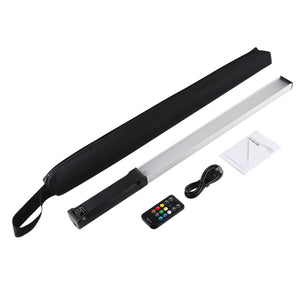 PULUZ RGB Bunter Foto-LED-Stick Tragbares LED-Fülllicht mit Temperatur...