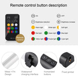 PULUZ RGB Bunter Foto-LED-Stick Tragbares LED-Fülllicht mit Temperatur...