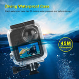 PULUZ Custodia subacquea impermeabile da 45 m per GoPro MAX, con fibbia di mo...
