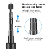 Unsichtbarer Selfie-Stick mit Stativ für Insta360 X4 / X3 – Ständer aus Aluminiumlegierung, kompakt und tragbar
