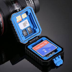 PULUZ 11-in-1-Speicherkartenhülle für 3SIM + 2XQD + 2CF + 2... Karten