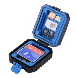 PULUZ 11-in-1-Speicherkartenhülle für 3SIM + 2XQD + 2CF + 2... Karten