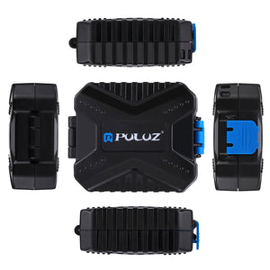 PULUZ 11-in-1-Speicherkartenhülle für 3SIM + 2XQD + 2CF + 2... Karten