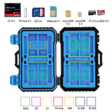PULUZ 27-in-1-Speicherkartenhülle für 4CF + 8SD + 9TF + 1 PIN-Karte...