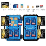 PULUZ 27-in-1-Speicherkartenhülle für 4CF + 8SD + 9TF + 1 PIN-Karte...
