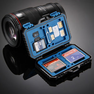 PULUZ 27-in-1-Speicherkartenhülle für 4CF + 8SD + 9TF + 1 PIN-Karte...