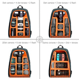 PULUZ Zaino per fotocamera con stabilizzatore PTZ portatile impermeabile anti...