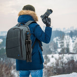 PULUZ Zaino per fotocamera con stabilizzatore PTZ portatile impermeabile anti...