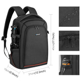 Zaino Professionale PULUZ per Fotocamera DSLR e Stabilizzatore PTZ – Impermeabile, Antiscivolo e Resistente per Viaggi e Sport
