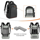 Zaino Professionale PULUZ per Fotocamera DSLR e Stabilizzatore PTZ – Impermeabile, Antiscivolo e Resistente per Viaggi e Sport