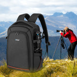 Zaino Professionale PULUZ per Fotocamera DSLR e Stabilizzatore PTZ – Impermeabile, Antiscivolo e Resistente per Viaggi e Sport