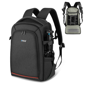 Zaino Professionale PULUZ per Fotocamera DSLR e Stabilizzatore PTZ – Impermeabile, Antiscivolo e Resistente per Viaggi e Sport
