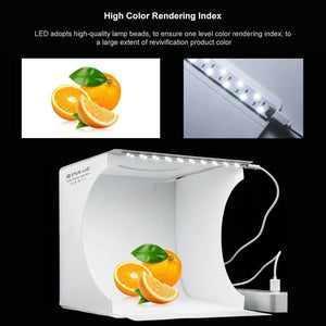 PULUZ Kit tenda da studio pieghevole portatile da 550LM per illuminazione fot...