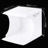 PULUZ 20 cm include 2 pannelli LED pieghevoli portatili 1100LM luce illuminaz...