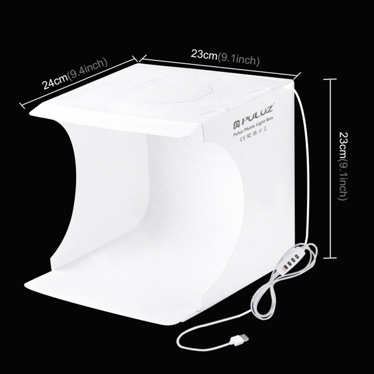 PULUZ Anello LED da 23 cm Pannello LED pieghevole Luce portatile Illuminazion...