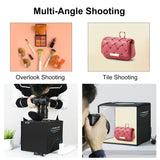 PULUZ 25 cm pliable portable haute 97 CRI anneau lumière photographie éclairage...