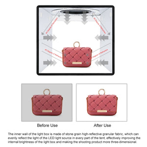 PULUZ 25 cm pliable portable haute 97 CRI anneau lumière photographie éclairage...