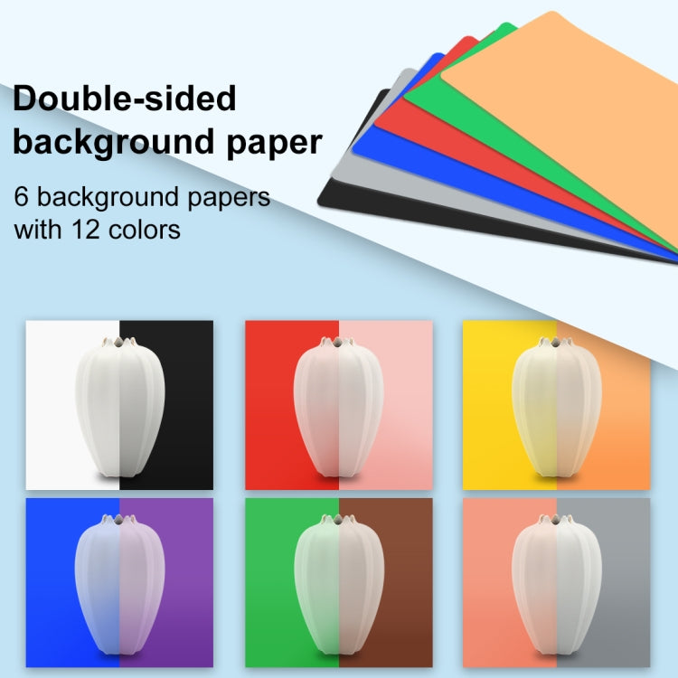 PULUZ 25cm Anneau de température pliable portable 3 modes double couleur...