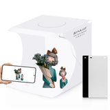 Kit Tenda da Studio Fotografico Pieghevole Portatile PULUZ 550LM con Luce LED Integrata e Fondali per Foto Prodotti