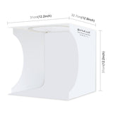 PULUZ 30 cm pieghevole portatile pannello luminoso ad anello illuminazione fo...