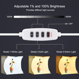 PULUZ 30 cm pieghevole portatile pannello luminoso ad anello illuminazione fo...