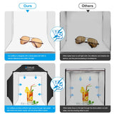 PULUZ 40 cm Pieghevole 72 W 5500 K Tenda da studio Soft Box Kit di illuminazi...