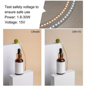 PULUZ 50 cm faltbares tragbares Fotobeleuchtungsstudio – Professionelle Lichtbox mit einstellbarem LED-Licht