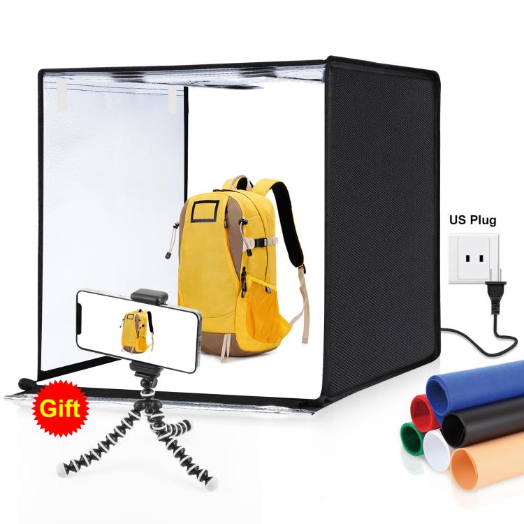 PULUZ Photo Studio Light Box Tenda portatile 60 x 60 x 60 cm LED 5500K Luce b...