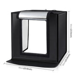 PULUZ Photo Studio Light Box Tenda portatile 60 x 60 x 60 cm LED 5500K Luce b...