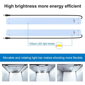PULUZ Photo Studio Light Box Tenda portatile 60 x 60 x 60 cm LED 5500K Luce b...