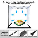 PULUZ Photo Studio Light Box Tenda portatile 60 x 60 x 60 cm LED 5500K Luce b...