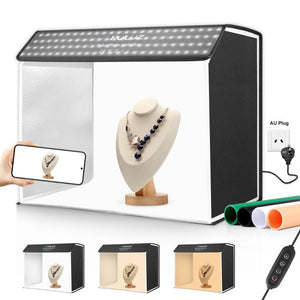 PULUZ Photo Studio Light Box Kit portatile per tende da studio fotografico cu...