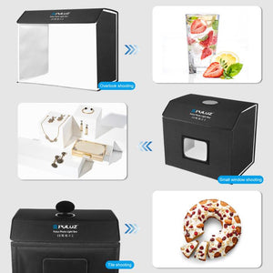 PULUZ Photo Studio Light Box Kit portatile per tende da studio fotografico cu...
