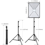 PULUZ 50x70cm Studio-Softbox + 2m Stativ + Foto-Kit
