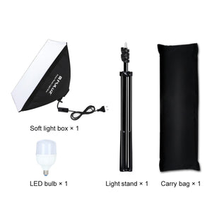 PULUZ 50x70cm Studio-Softbox + 2m Stativ + Foto-Kit