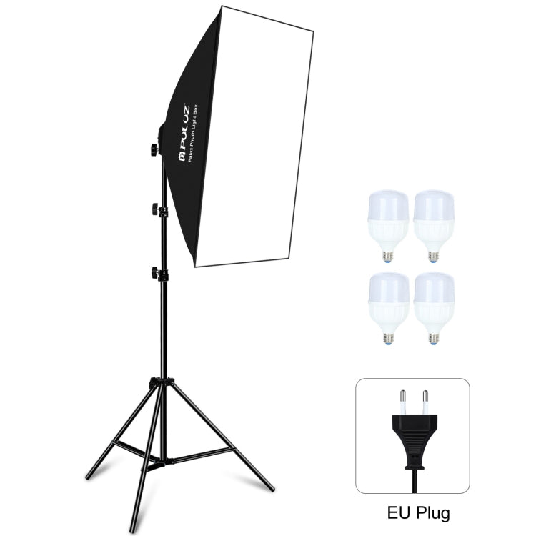 PULUZ Softbox da studio 50x70 cm + supporto per treppiede da 2 m + 4 kit di i...
