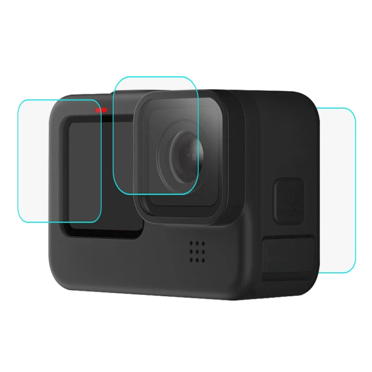 PULUZ für GoPro Hero12 Black/11 Black/10 Black/9 Black Objektiv + LCD-Display Pe...