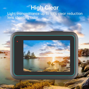 PULUZ für GoPro Hero12 Black/11 Black/10 Black/9 Black Objektiv + LCD-Display Pe...