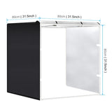 PULUZ 80 cm pieghevole portatile 80 W 9050LM luce bianca illuminazione fotogr...