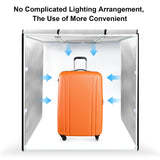 PULUZ 80 cm pieghevole portatile 80 W 9050LM luce bianca illuminazione fotogr...